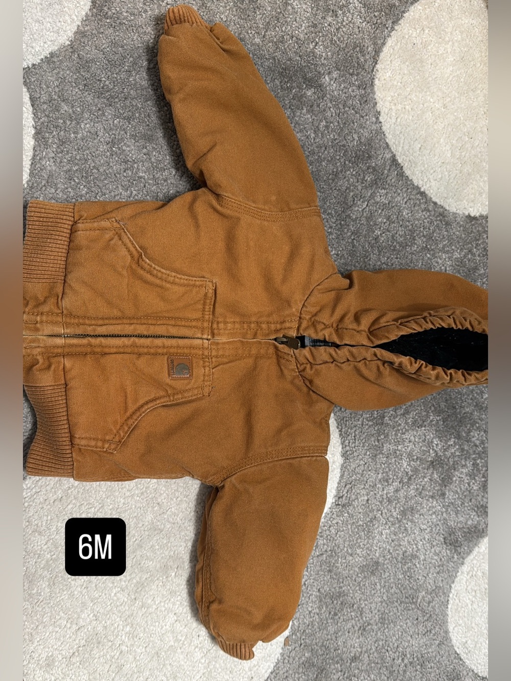 Carhartt Brown Hooded Baby Jacket